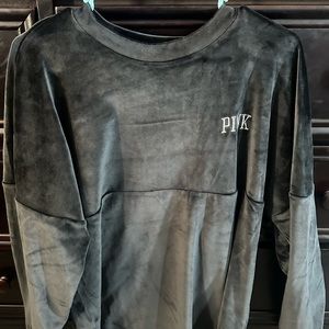 Pink velvet long sleeve